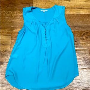 Sleeveless Daniel Raine blouse.